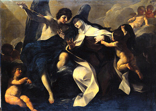 Stigmatisation of St. Teresa of Avila a Felice Torelli